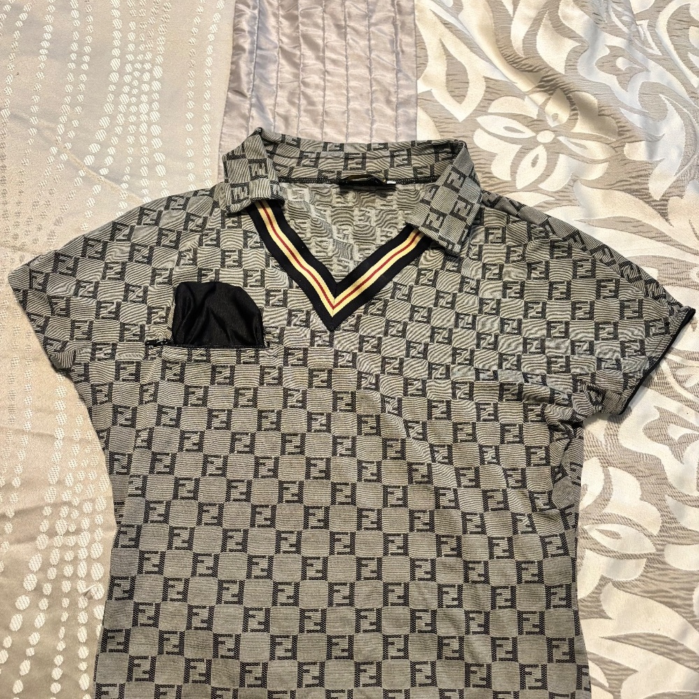 90s Fendi Zucca Polo - Picture 4 of 7